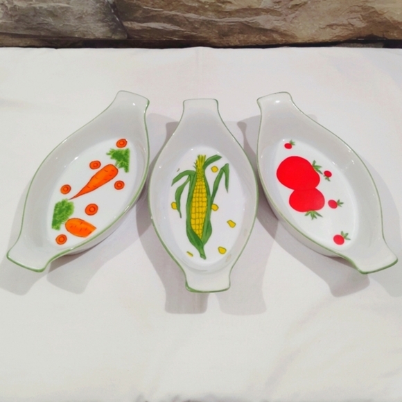 Taste Setter Other - Vintage Taste Setter for AMM Vegetable Polkadot Side Dishes Villa Vanilla Franci